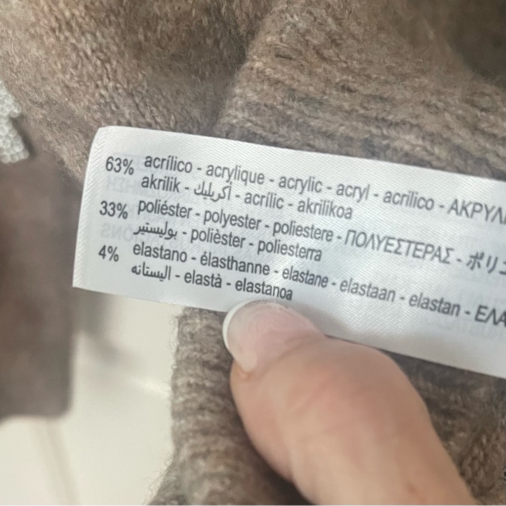 SOLD!!! Zara Pearl Ribbon Embellished Bow Sweater Large V-Neck Holiday Christmas - Picture 15 of 15